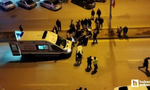 Akyurt'ta motosiklet kazasında 2 kişi yaralandı!