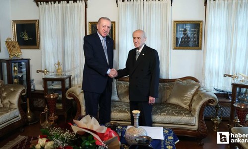 Cumhurbaşkanı Erdoğan ile Devlet Bahçeli görüşmesi yapıldı