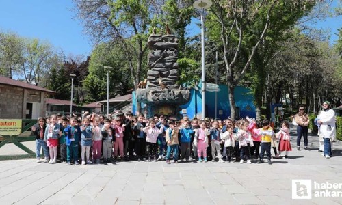 Keçiören Belediyesi miniklere Evcil Hayvan Parkı’nı gezdirdi