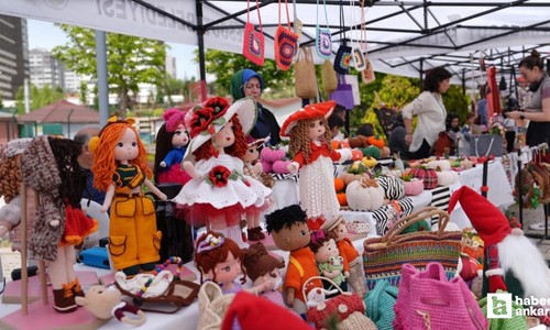 Etimesgut Belediyesi engelli bireylerin ve kadınların emeklerini sergilemelerini sağladı