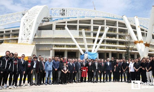 Gençlerbirliği heyeti 19 Mayıs Stadyumu'nda çalışmaları inceledi