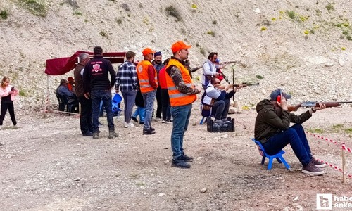 Nallıhan'da düzenlenen Tek Kurşun Atış Yarışmasında birinci olanlar açıklandı
