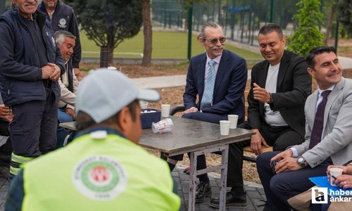 Etimesgut Belediye Başkanı Erdal Beşikcioğlu parklardaki yenileme çalışmalarını yerinde takip etti