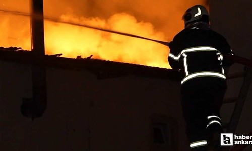 Kırıkkale'de dinlenme tesisinde çıkan yangın 2 saatte söndürülebildi