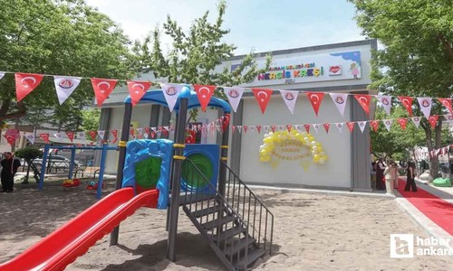 Sincan Belediyesinin 7. kreşi Nergis törenle açıldı