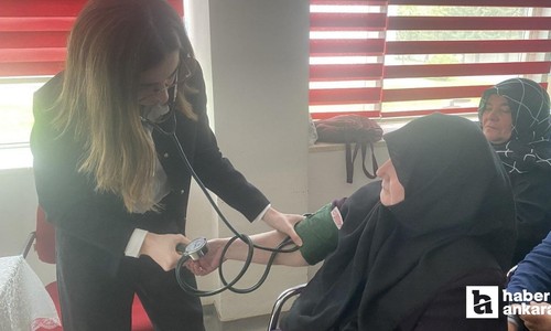 Altındağ Belediyesi vatandaşlara ücretsiz 'hipertansiyon' taraması yaptı