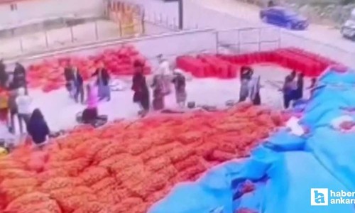 Polatlı'da bir depoda soğan işçileri arasında kavga çıktı
