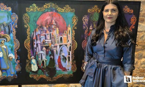 Ankaralı ressamdan Boyutlar Arası Yolculuk Toprak Ana-Kara sergisi