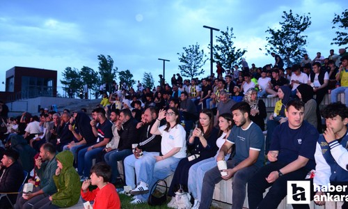Kahramankazan Belediyesi Final Four finali heyecanını dev ekranda yaşattı