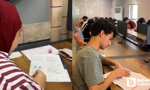 Sincan Belediyesi Millet Kıraathanelerinde AYT Deneme sınavı düzenledi
