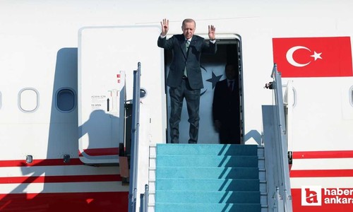 Cumhurbaşkanı Erdoğan, Ankara'dan Azerbaycan'a uğurlandı