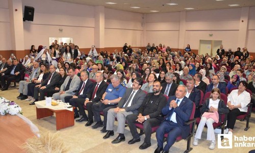Kahramankazan'da yıl sonu el sanatları sergisi düzenledi.