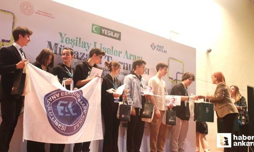 Yeşilay Liseler Arası Münazara Turnuvası Ankara'da düzenlendi