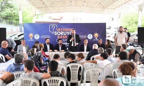 Pursaklar Belediyesi'nin düzenlediği programda vatandaş sordu Başkan Çetin cevap verdi!