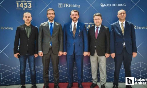 Ankaragücü Başkanı Tekin ve yönetim kurulu, MEGA 1453 projesi lansmanına katıldı