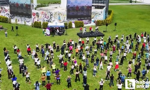 Başkentli kadınlar ABB etkinliğinde 'dünya rekoru' için bir araya geldi