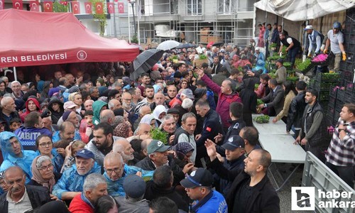 Keçiören Belediyesi 61 bin fideyi vatandaşlara ücretsiz olarak dağıttı