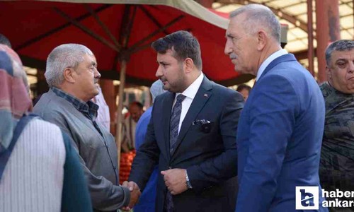Kahramankazan Belediye Başkanı Çırpanoğlu'ndan pazar ziyaretinde sorunları çözme mesajı