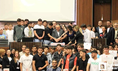 Keçiören Belediyesi stajyer öğrenciler için veda programı düzenledi