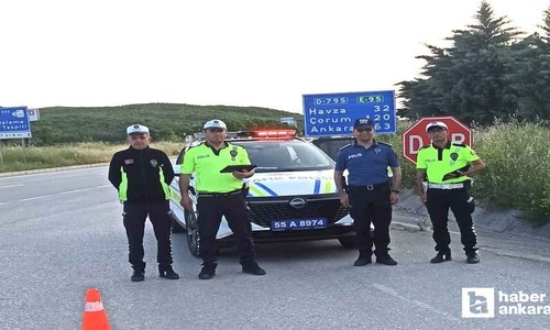 Samsun - Ankara karayolunda trafik denetimleri sıkılaştırıldı