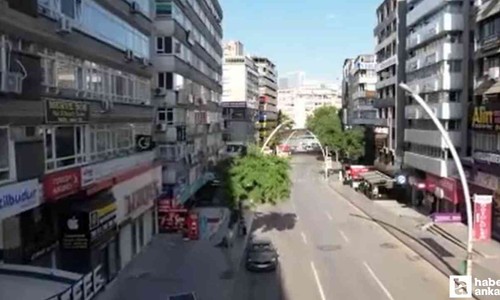 Başkent sokakları Kurban Bayramı'nın ilk gününde boş kaldı