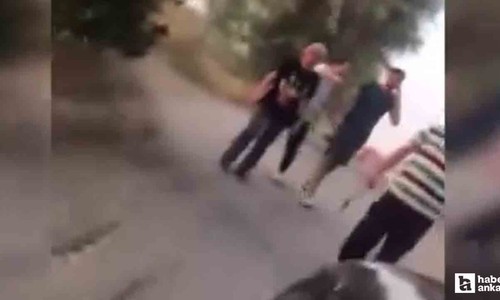Yenimahalle'de iki grubun kavgasında baltalı tehdit