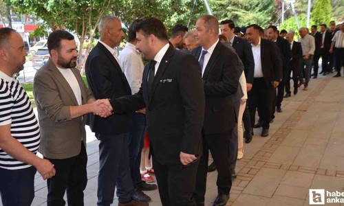 Kahramankazan Belediye Başkanı Çırpanoğlu, bayramlaşma törenine katıldı