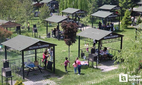 Keçiörenlilerin bayram adresi Keçiören Belediyesi'nin mesirelik alanları oldu