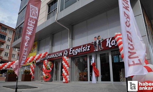 Kahramankazan Belediyesi Engelsiz Kafe gece yarısına kadar açık kalacak