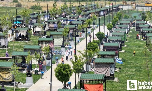 Sincan Belediyesi'nin Sincan Park'ta mangal hizmetine ilgi büyük oldu