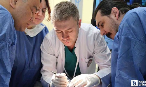 Ankara Üniversitesi beyin cerrahisinde kadavra eğitimi düzenlendi