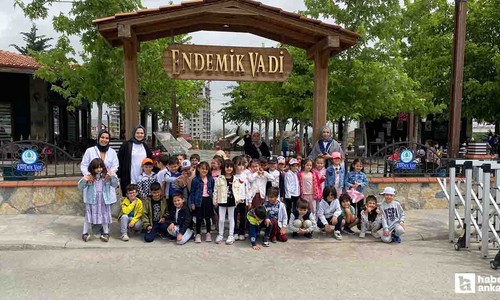 Pursaklar Belediyesi öğrencileri Endemik Vadi'de ağırlıyor