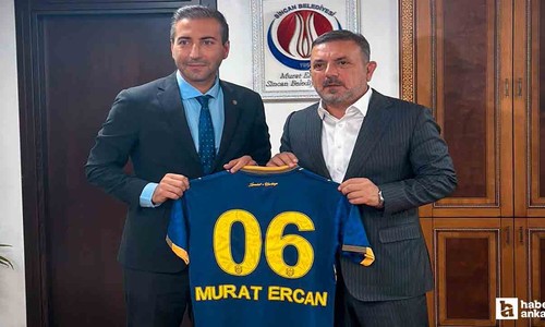 Ankaragücü Başkanı Tekin'den Sincan Belediye Başkanı Murat Ercan'a ziyaret