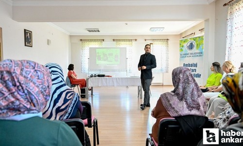 Altındağ Belediyesi vatandaşlara çevreyi temiz bırakma konusunda seminer verdi