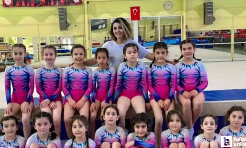 Beypazarlı öğrencilerden cimnastikte Ankara birinciliği