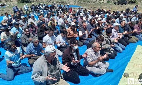 Beypazarlılar hep bir ağızdan yağmur duası etti