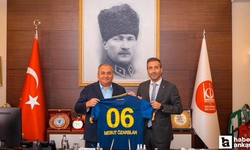 Keçiören Belediye Başkanı Mesut Özarslan bir yıllık maaşını Ankaragücü'ne bağışladı
