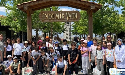 Pursaklar Belediyesi Endemik Vadi Etimesgut'tan gelen ortaokul öğrencilerini misafir etti