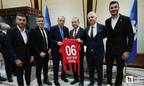 Gençlerbirliği'nden Cumhurbaşkanı Erdoğan'a ziyaret