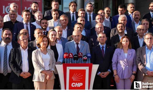 CHP'nin 81 il başkanı Ankara'da ortak basın açıklaması yaptı