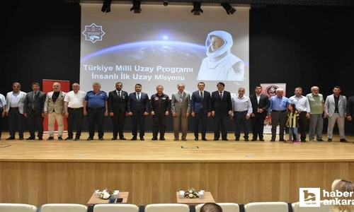 Kahramankazan Belediye Başkanı Çırpanoğlu, Türkiye'nin ilk astronotu Gezeravcı'yla buluştu