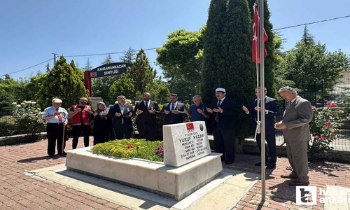Kahramankazan Belediyesi Şehit Yusuf Pazar'ı kabri başında andı