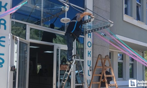 Pursaklar Belediyesinden Nezaket Okullarında bakım ve onarım mesaisi