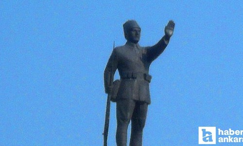 Ankara'ya buradan girerseniz 22 metrelik heykel göreceksiniz: İşte ifade ettiği anlam