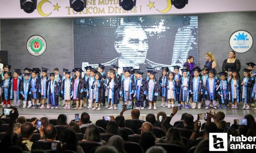 Etimesgut Belediyesi kreşleri için hafta boyunca mezuniyet kutlamaları yapıldı