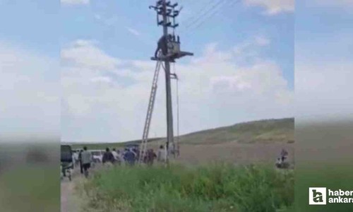 Beypazarı'nda arıza için trafoya çıkan çiftçiyi elektrik çarptı