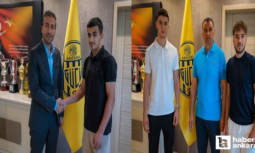 Ankaragücü 3 futbolcuyu daha profesyonel yaptı