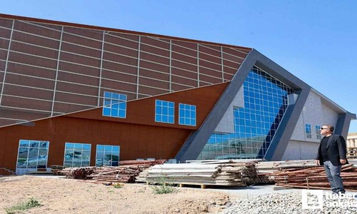 Sincan Belediyesi'nin Şahintepesi Spor Kompleksi hızla tamamlanıyor