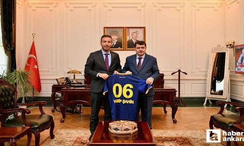 MKE Ankaragücü'nden Ankara Valisi Vasip Şahin'e ziyaret!