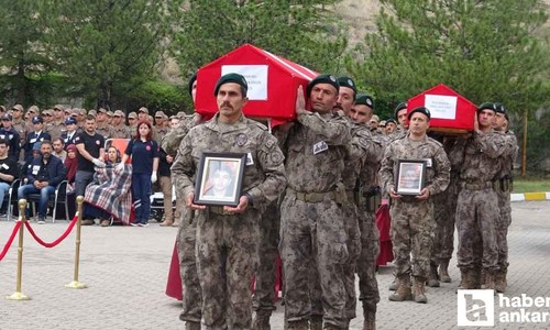 Çankırı - Ankara karayolundaki kazada şehit olan kursiyerler memleketlerine uğurlandı!